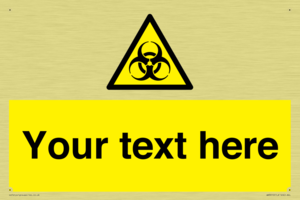 Custom Bio-Hazard Sign